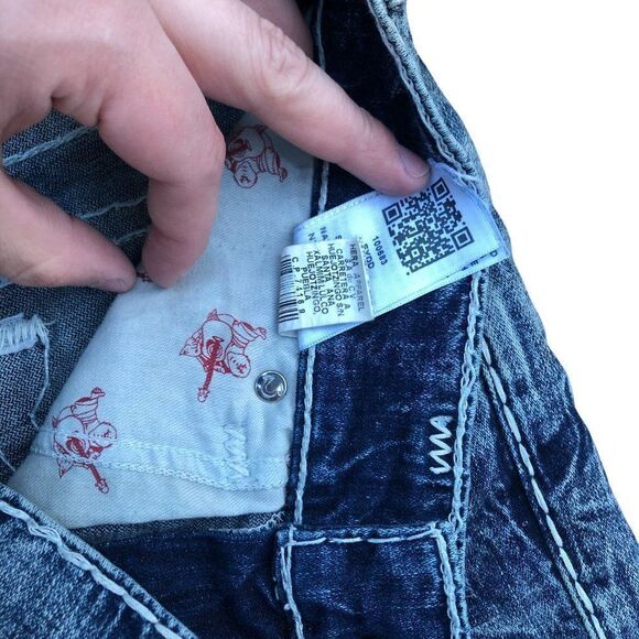 TRUE Religion Jeans Size 30 SKINNY SUPER T Blue - Picture 11 of 11